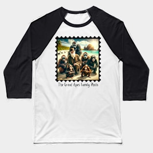 The Great Apes Family Photo III Baseball T-Shirt